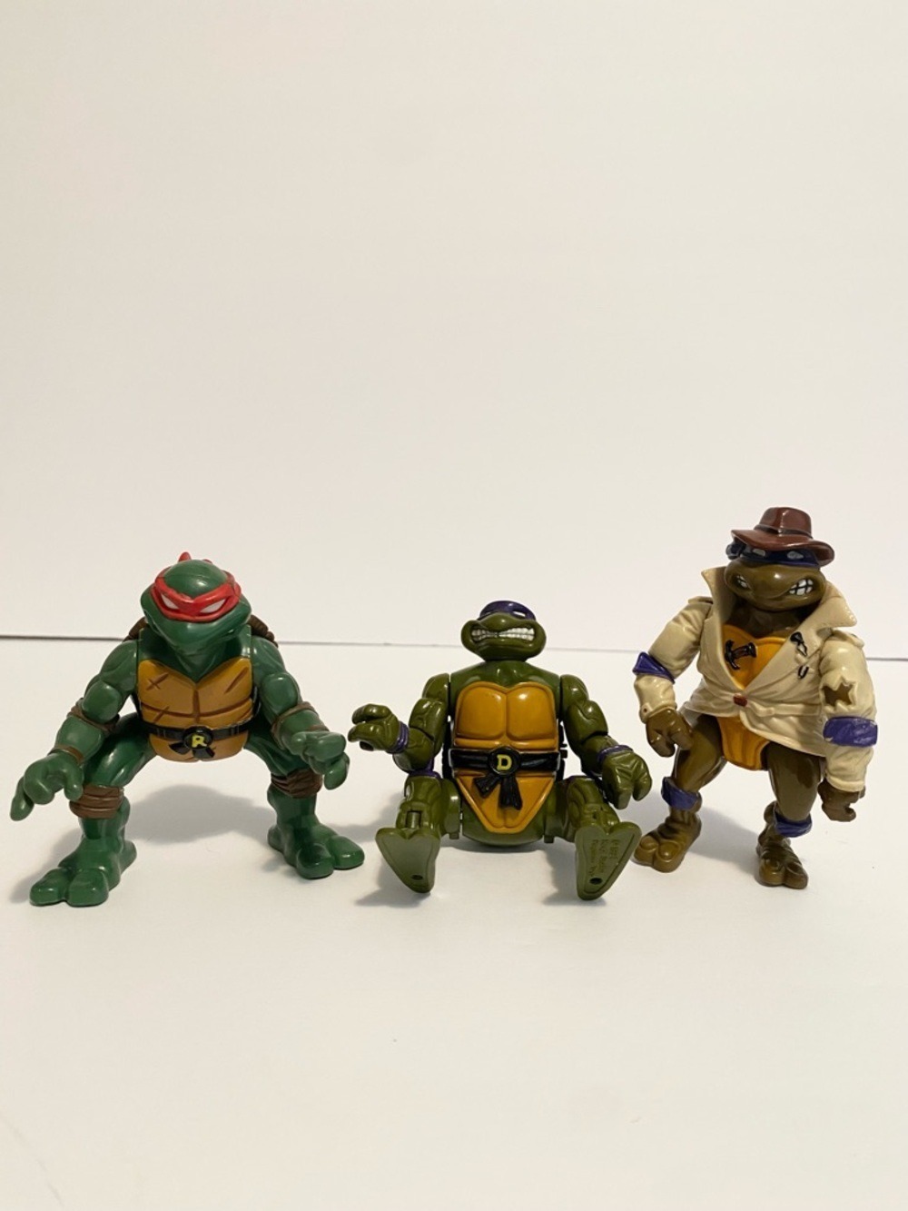 Vintage 90s Teenage Mutant Ninja Turtles TMNT Action Figure Lot Bundle Mirage